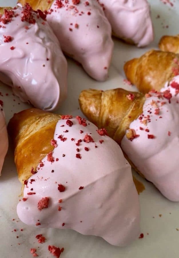 Croissant rosa