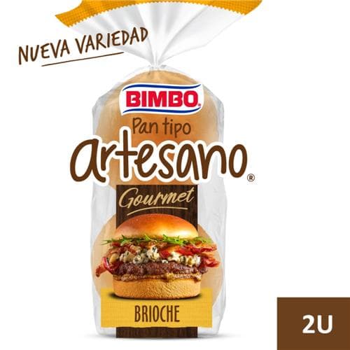 Pan Hamburguesa Brioche Artesano 160g