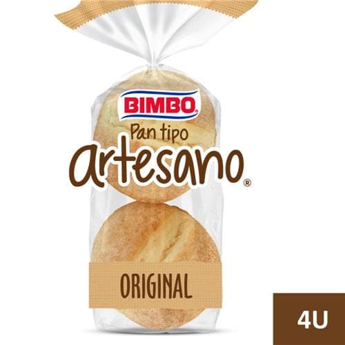 Pan de Hamburguesa Artesano 4u